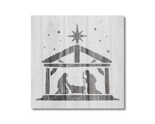 Nativity Stencil, Reusable Mylar Craft Stencil For Painting, 104