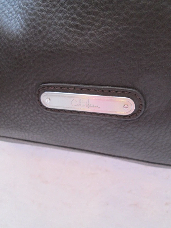 " Cole Haan " cuir magnifique sac à main bag - Photo 2/4