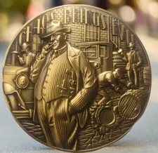 🔥Law & Order Chicago Al Capone Scarface Prohibition Bootleggers Challenge Coin