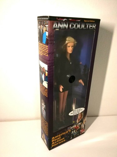Figura parlante Ann Hart COULTER 12" edición especial héroes de Estados Unidos #33171 NUEVO sellado - Imagen 3 de 9