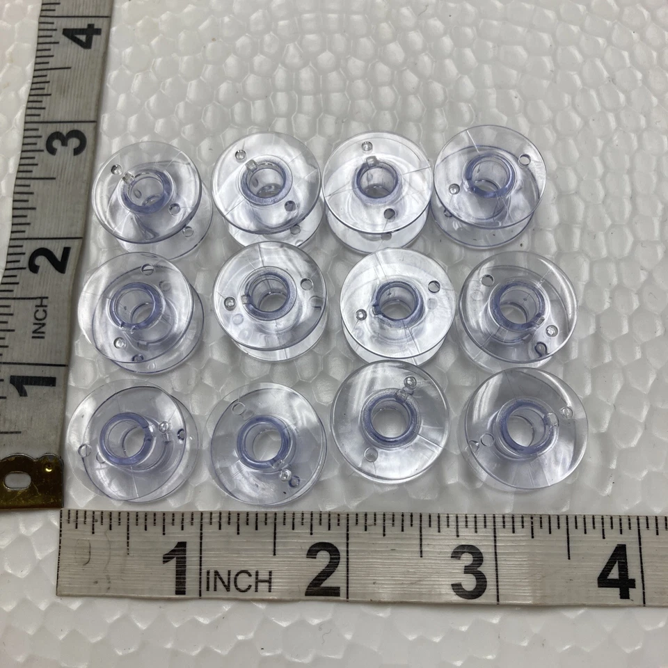 Bobina transparente Brother Baby Lock clase 15 paquete de 12 X52800150 Foto 2 de 4