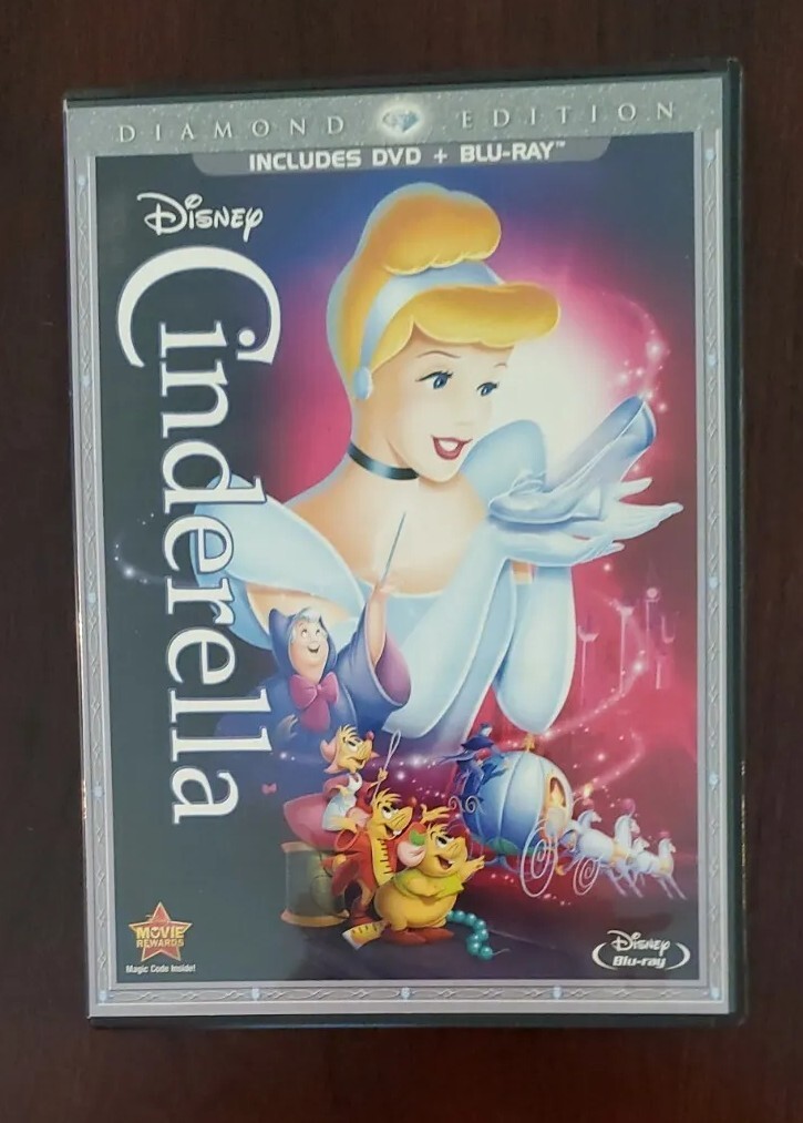 Cinderella (Blu-ray/DVD, 2012, 2-Disc Set, Diamond Edition DVD/Blu