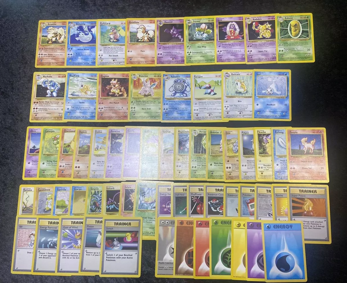 Lot Detail - Box of Pokémon Base Set Common Cards