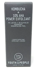 Youth To The People Kombucha + 10% AHA Exfoliant Overnight Resurfacing Peel 4 fl