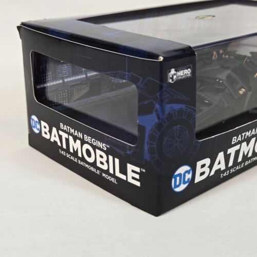 DC Batman Begins Batmobile 1:43 Scale Model Eaglemoss Hero Collector Unopened - Picture 4 of 10