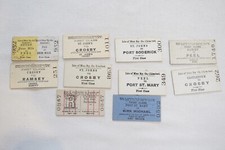 Isle of Man IOM Manx Railway Train Ticket x10 Ref Y