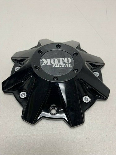 USED Moto Metal Gloss Black Wheel Center Cap MO479L214GBO CAP M-970 NO RETURNS - Picture 2 of 4