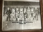 1965-66 Detroit Pistons Signed photo 8x10