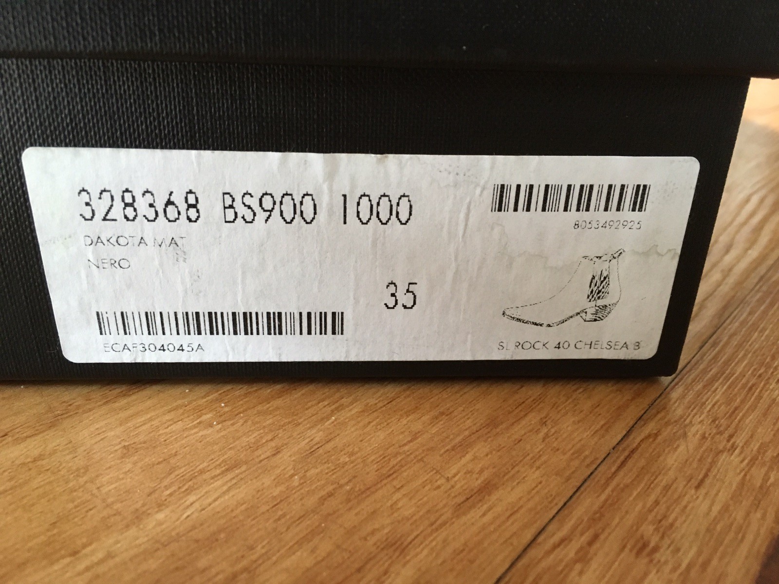 Stivali Saint Laurent SLP YSL Chelsea Dakota timbrati lucertola 35 neri