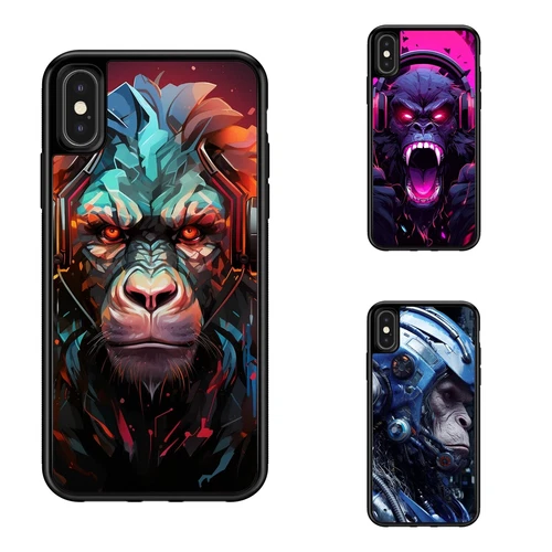 TPU Cover headphones splash gorilla For Samsung S21 S22 S23 S24 Plus Ultra