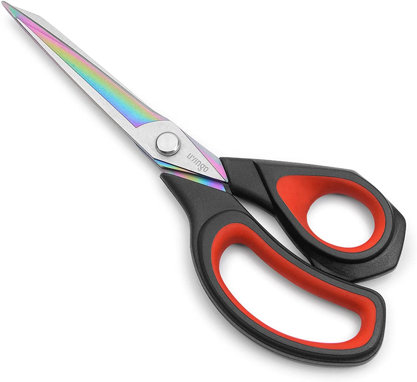 LIVINGO Premium Tailor Scissors Heavy Duty Multi-Purpose Titanium Coating Forged