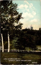 Kimball's Castle Belknap Point Lake Winnipesaukee NH 1914 Postcard D45