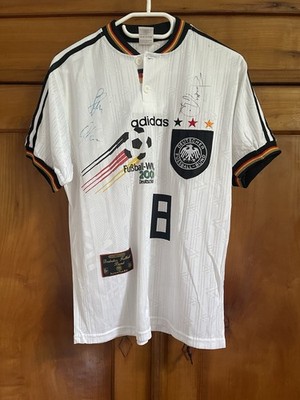 DFB Deutschland Trikot, Team Signiert, Adidas 1996 #97