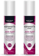 Summer's Eve Amber Nights Daily Refreshing Feminine Spray, 2 oz Pack of 2 