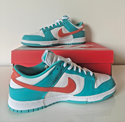 Nike Dunk Low Retro Gr 45 White Cosmic Clay-Dusty Cactus Neu