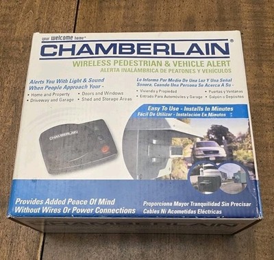 NEW Chamberlain Reporter Wireless Pedestrian Vehicle Alert Home Property Alarm