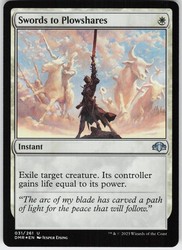 Swords to Plowshares - Foil - Dominaria Remastered