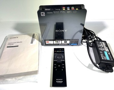 Sony SMP-NX-20 Streaming Network Media Player   Instr Power Supply Remote Tested