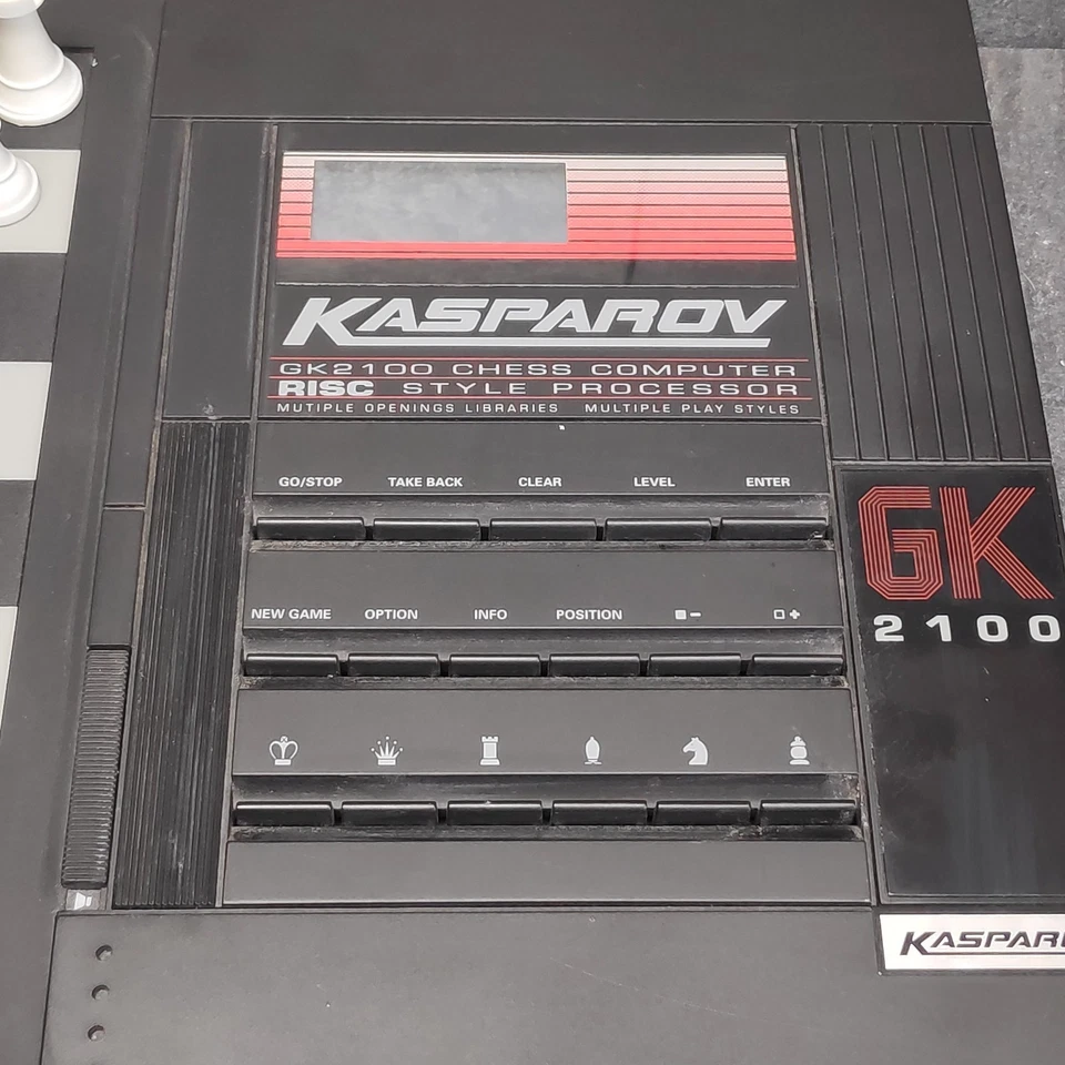 Kasparov GK 2100 Chess Computer Schachcomputer Vintage 1994 - Bild 4 von 4