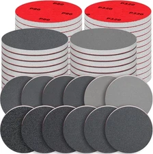 48 Pcs 3 inch Round Sanding Sponge 80-3000 Grit Sandpaper Assortment, Washable &