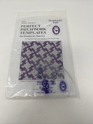 Marti Michell Perfect Patchwork Templates Drunkard's Path Set #8960