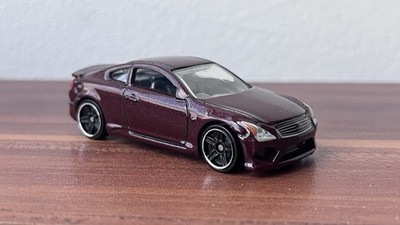 RARE Hot Wheels 2014 '10 Infiniti G37 Multipack Exclusive Wine Red