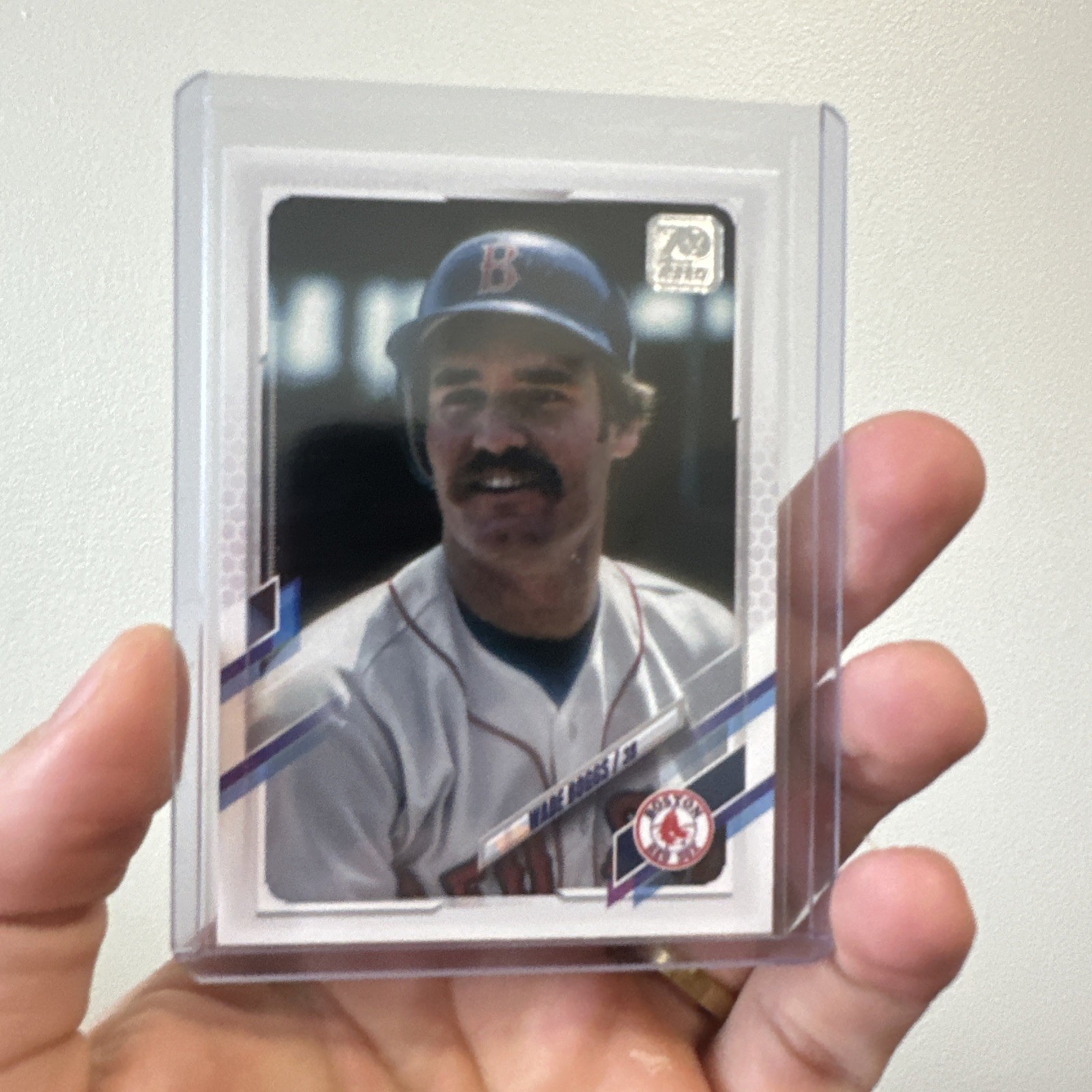 2021 Topps Short Print Variation Wade Boggs #468 SP Boston Red Sox