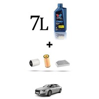 Hoffcar Set Service 3 Filter Und 7L ÖL FüR Audi A8 (4H) 2.5 Tfsi 150Kw Von 201