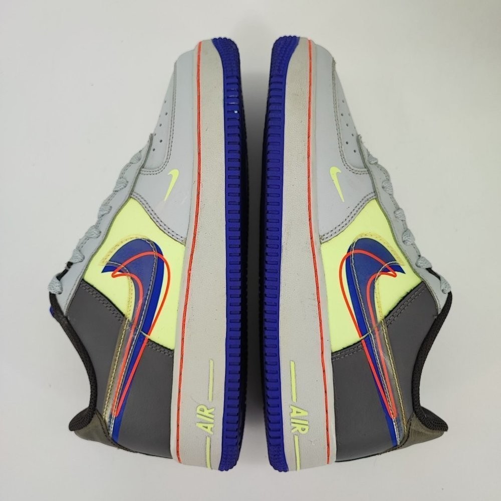 SAOLA Nike Sneakers da corsa ragazzo Air Force 1 in pelle grigia CT1628 001 taglia 6 5 anni