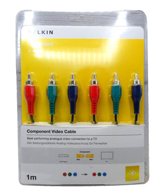 Belkin Component Video Kabel / Kabel 1 Meter 720P 1080i Auflösung ~ NEU & VERSIEGELT