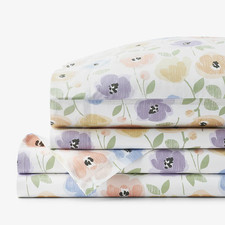 Company Kids Classic Cool Organic Cotton Percale Bed Sheet Set - Multicolor