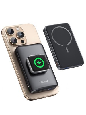 NEWDERY Magnetic Power Bank 10000mAh Portable Charger for iPhone 17 16 15 14 13