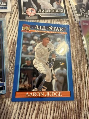 2026 Topps Series 2 Allstar Aaron Judge Blue Parallel /150 Yankees