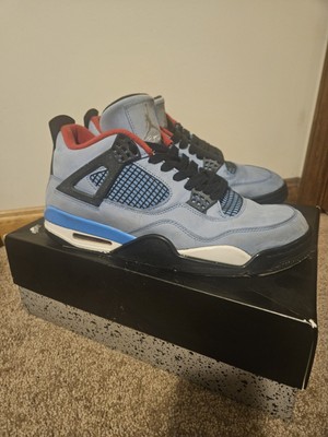 Air Jordan 4 Mid Retro Men's Size 11.5 Travis Scott Cactus Jack 308497-406