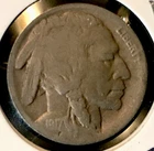🇺🇸 1917 d Buffalo Nickel 🦬 ^WWI battLbiSON WARLORd 🪓