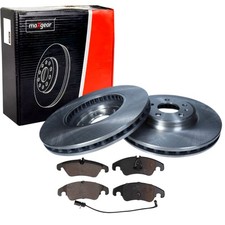 MAXGEAR Bremsscheiben 320mm Beläge mit WAKO Satz Vorne für AUDI A4 B8 A5 8T3