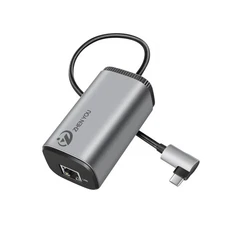 NP Type-C to Gigabit PoE Converter, POE Ethernet Adapter gigabit RJ45 to Type...