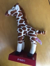 FAO Schwartz Miniature Giraffe 10" Plush 2014 Toys R Us Edition