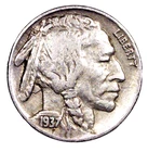 Set of 4:  1937  Buffalo Nickels .....  Nice Coins.....   1-1-18