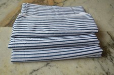 NO TARRIF CHARGES 100 ZK-25 Hand Printed 10 Yard 100 Cotton Striped Fabric