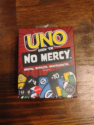 Uno Show Em NO Mercy Card Game, Sealed New