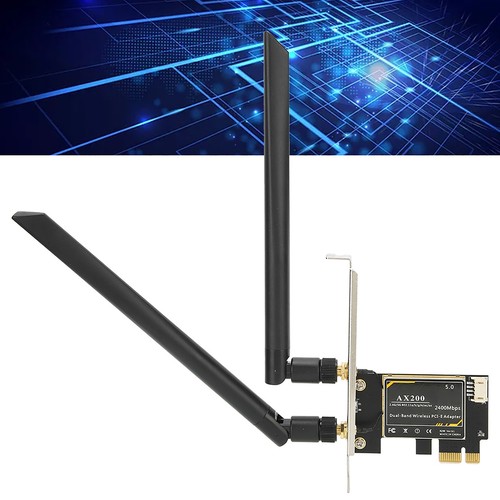 For AX200 5G WiFi Card Dual Band BT 5.1 PCIE Wireless Card With Antenna FY - Afbeelding 7 van 23