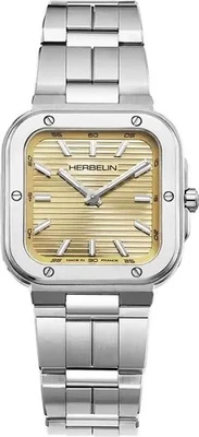 Michel Herbelin Cap Camarat Square Dame 17546B13 Damenarmbanduhr - Bild 1 von 4