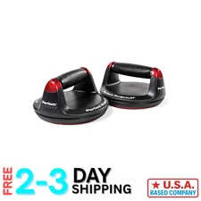 High-Performance Push Up Handles - 8-Inch Base, Rotating Design, 400lbs Support