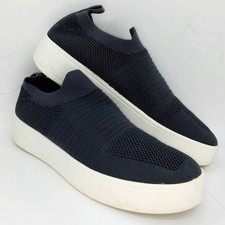 Steve Madden Womens Slate Gray Slip-On Comfort Sneakers - Size 8.5