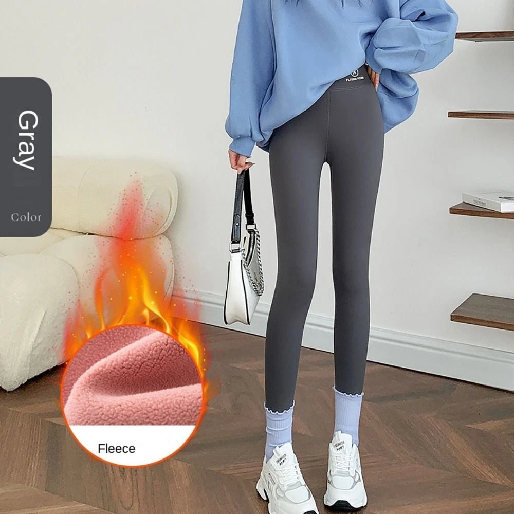 M~XXXL Thermal Thicken Stretch Pants Butt Lift Slim Tight Leggings Women  Girl