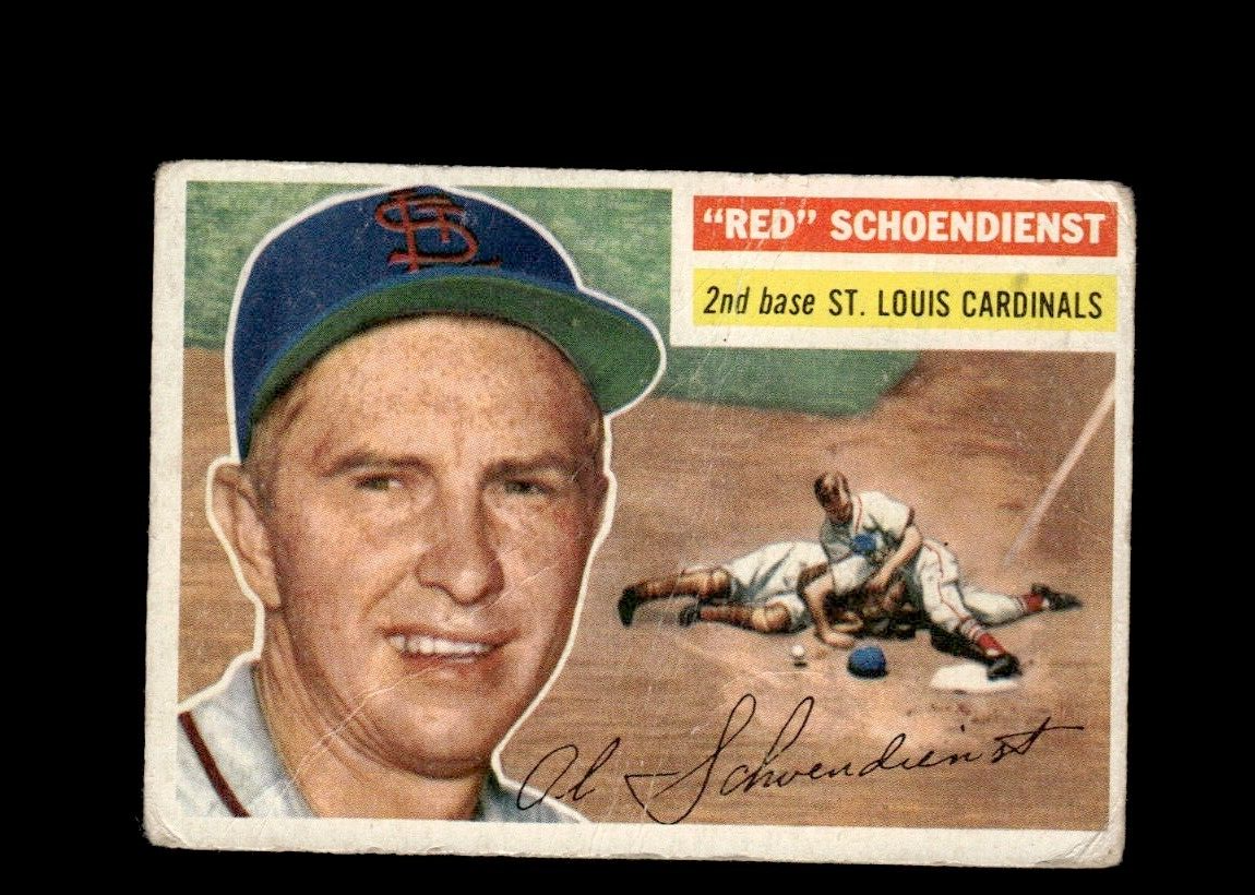 1956 Topps 165 Red Schoendienst F eBay