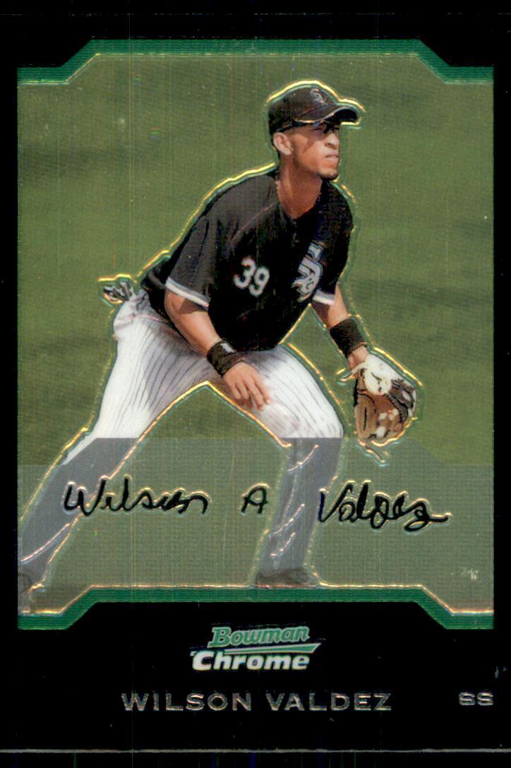 2004 Bowman Chrome Draft Baseball Card #11 Wilson Valdez