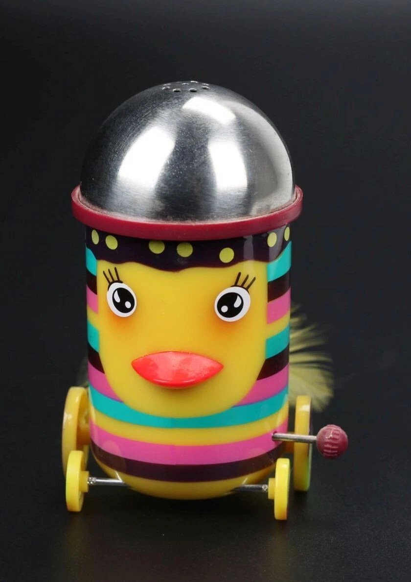 Pylones Paris Wind up Bird Rolling Salt Shakers eBay