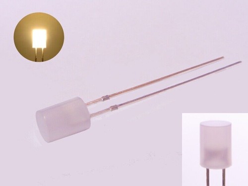 Cilindro led 3mm 5mm chiaro diffuso cilindrico flat top led quantità e colore a scelta - Foto 39 di 43